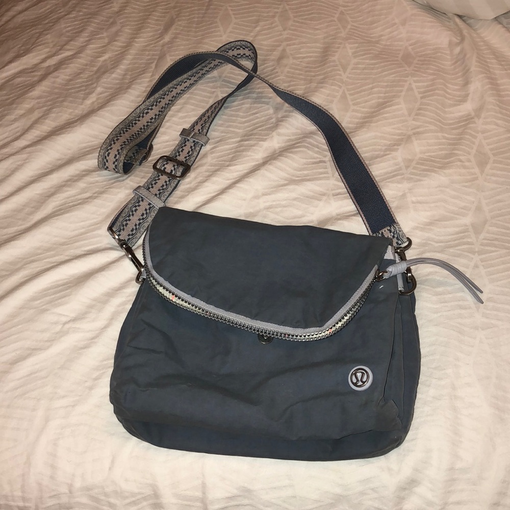 Lululemon Light Blue Crossbody Purse